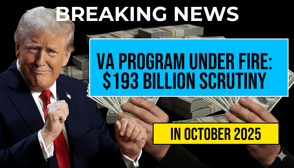 VA Under Fire: $193 Billion Program Faces Scrutiny—Will New Rules Slash Hundreds from Monthly Checks?